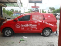 Wrapping stiker mobil operational Pt Telkom